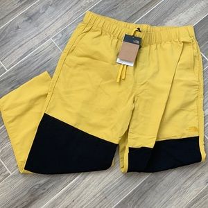 North Face class v pant yellow/black